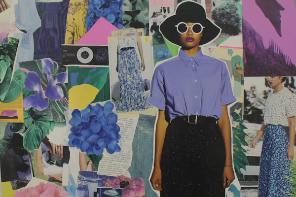 Fashion Collage Art