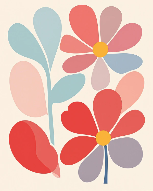 Abstract Floral Art