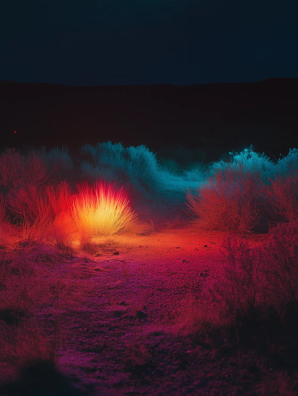 Surreal Desert Nightscape