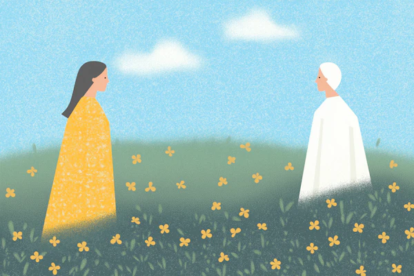 Minimalist Field Scene
