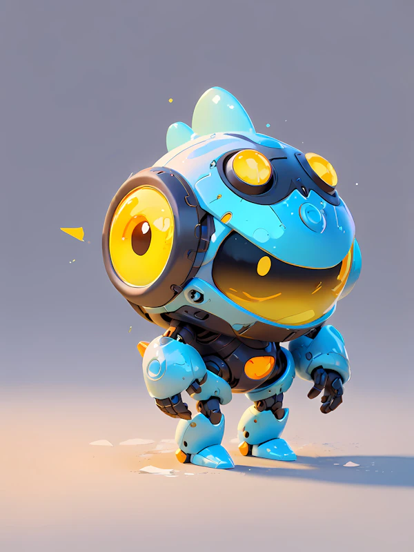 Futuristic Fish Robot
