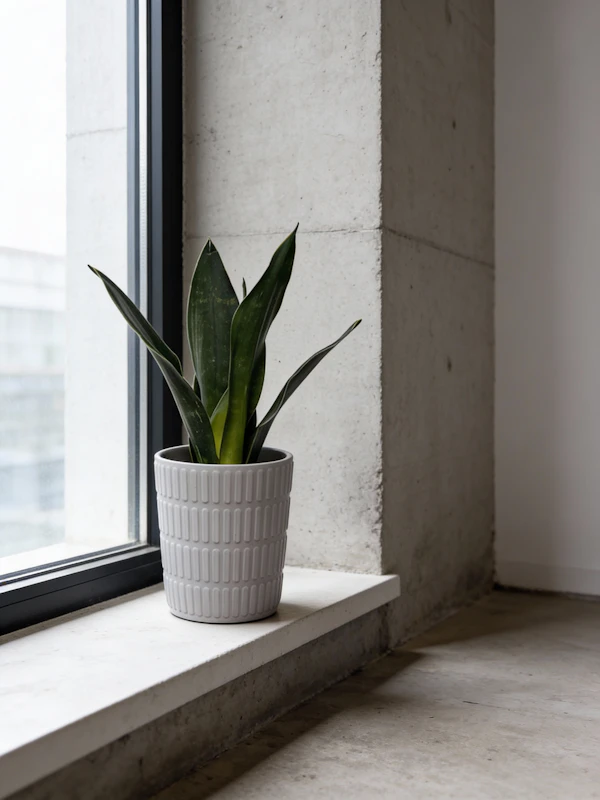 Snake Plant on Sill