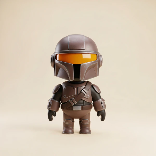 Stylized Mandalorian