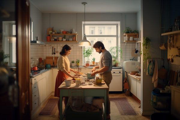 Domestic Bliss in the Morning Light