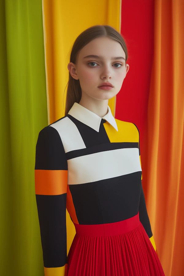 Vibrant Fashion Portrait