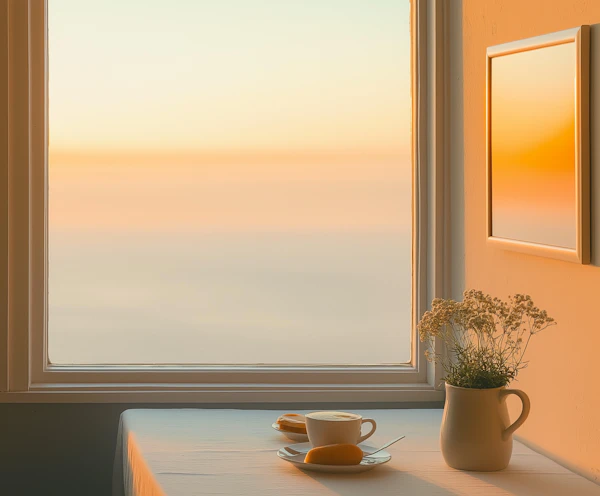 Serene Minimalist Table Setting