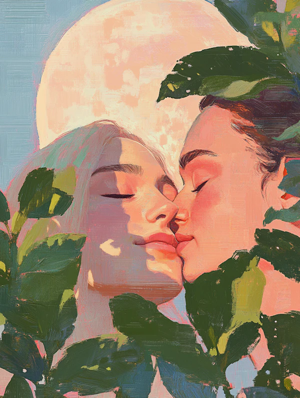 Intimate Moonlit Moment