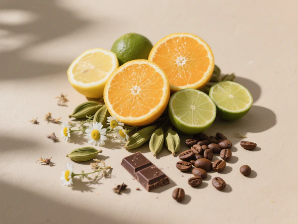 Citrus and Chocolate Scene