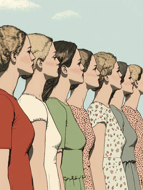 Vintage Women Illustration