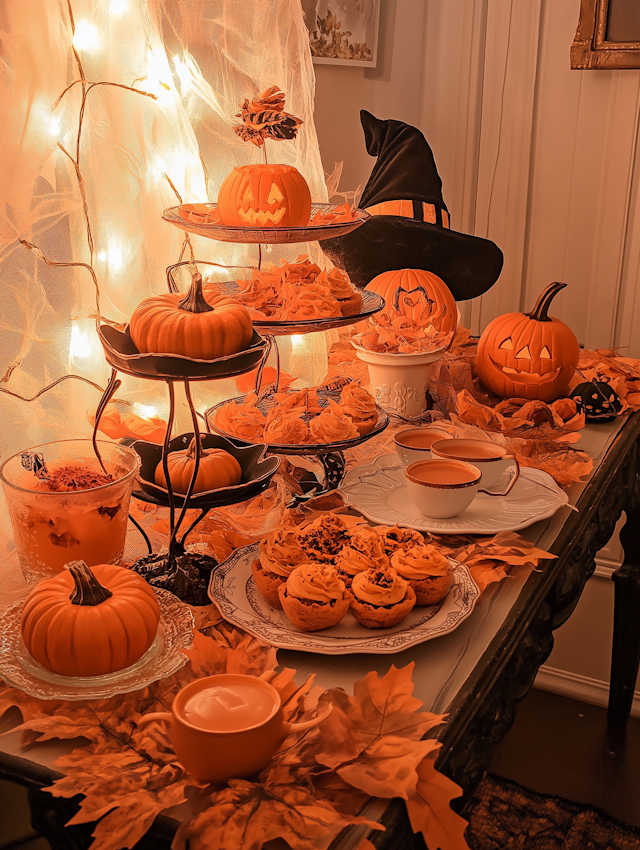 Halloween Table Setting