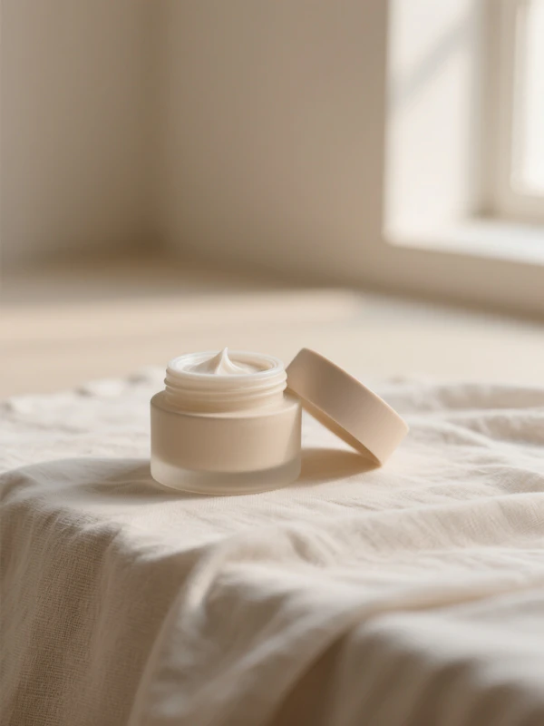 Minimalist Cream Jar