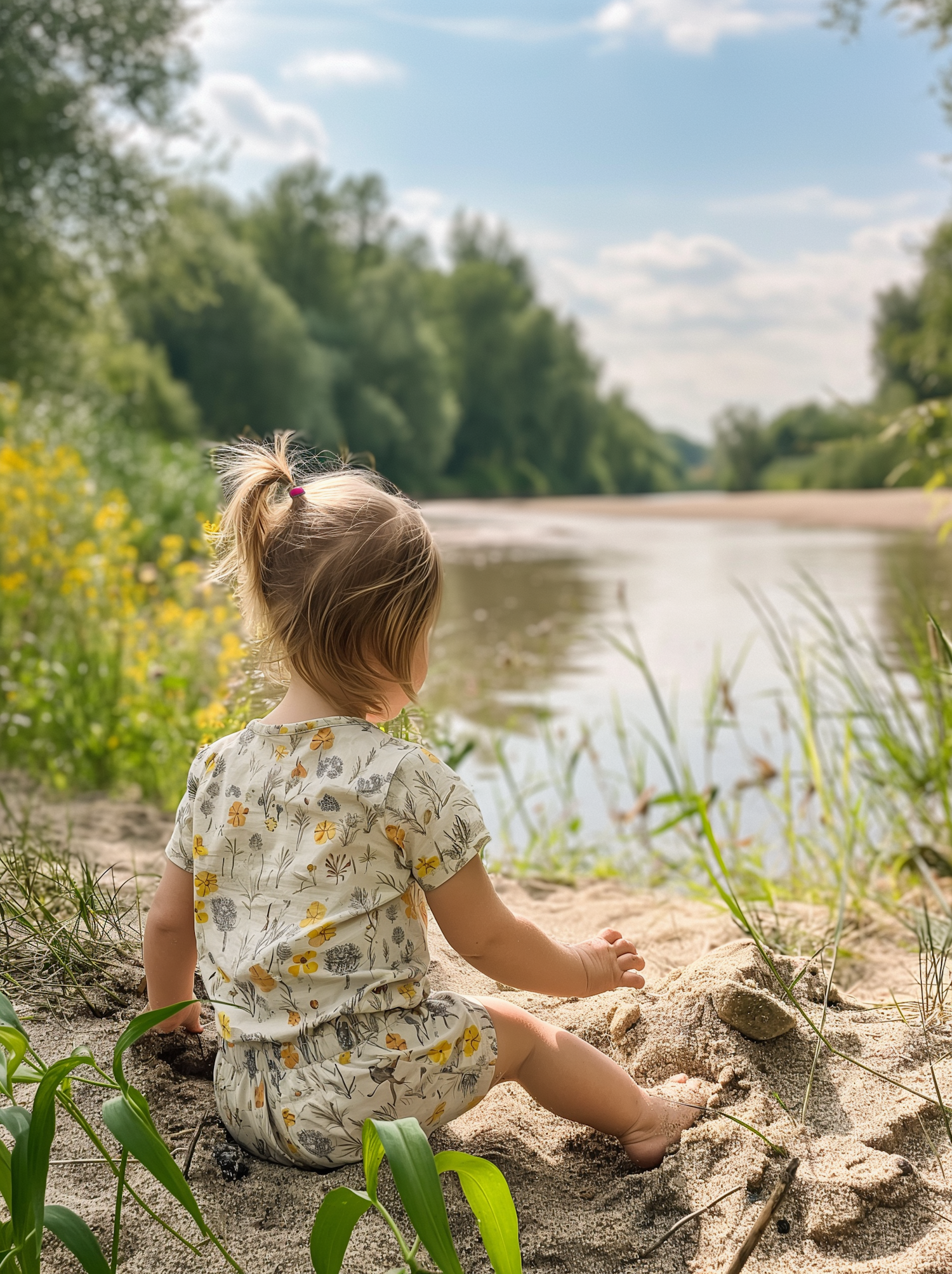 Child by the River