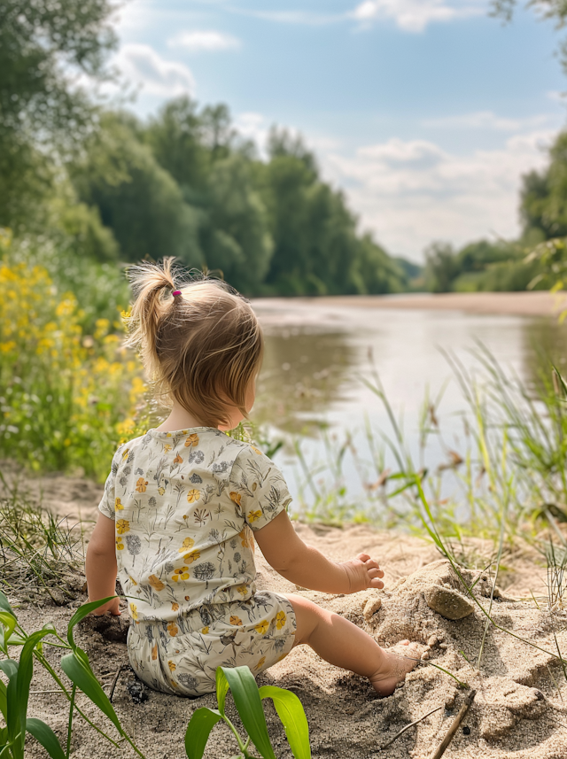 Child by the River