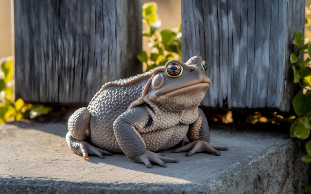 Toad Close-Up Outdoors