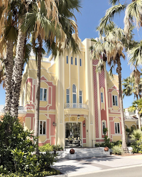 Pastel Coastal Building
