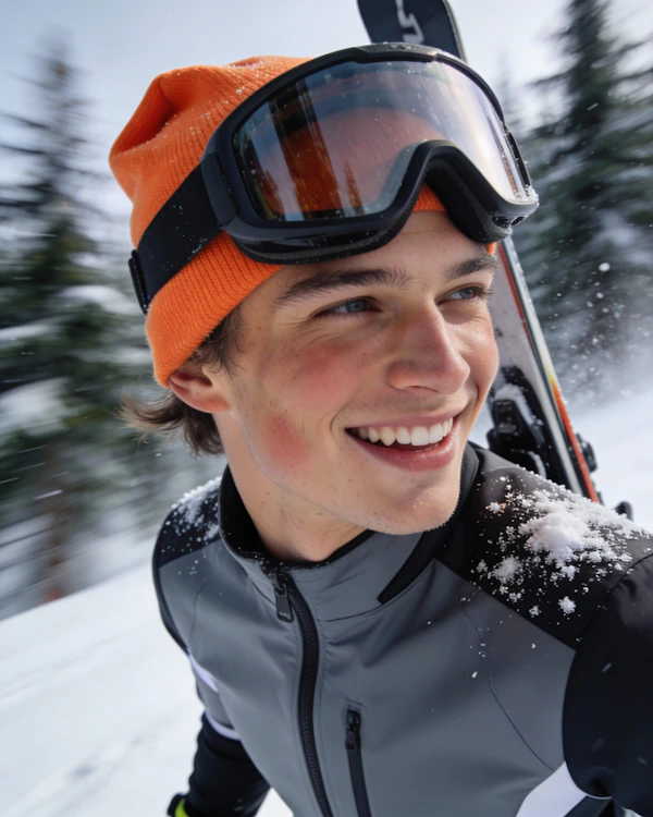 Ski Enthusiast Outdoors