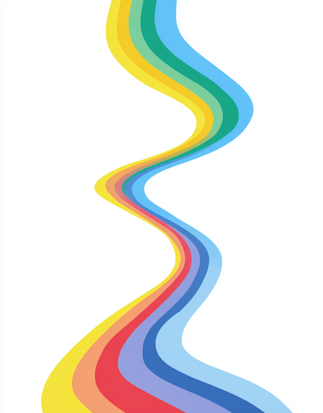 Colorful Wavy Lines