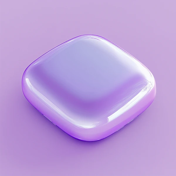 Glossy Purple Object