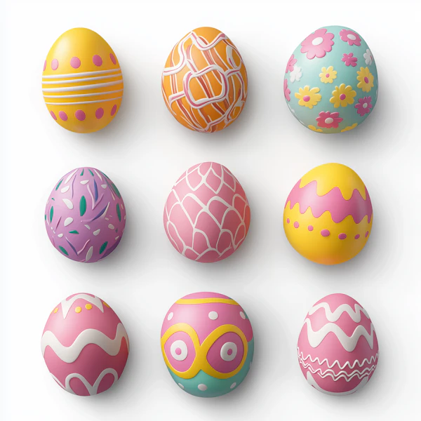 Colorful Easter Eggs
