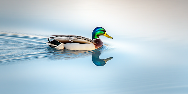 Mallard Duck on Serene Water