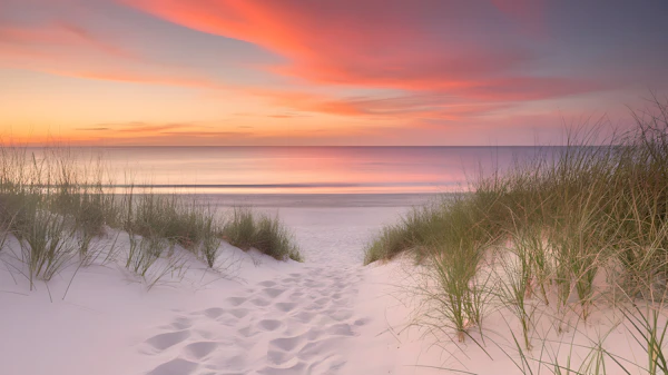 Serene Beach Sunset