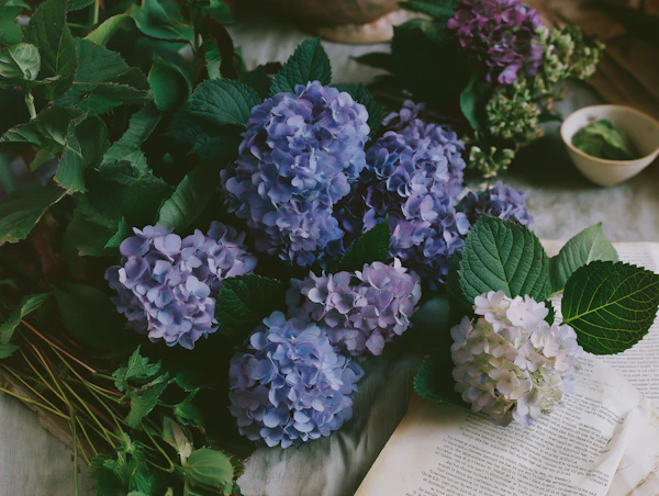 Vintage Hydrangea Bouquet