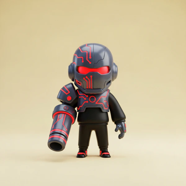 Futuristic Cyborg Design