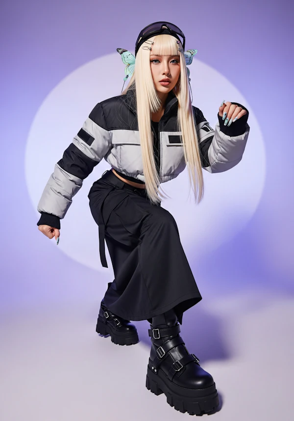 Dynamic Fashion Pose