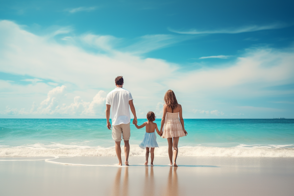 Family Bliss at Serene Seashore