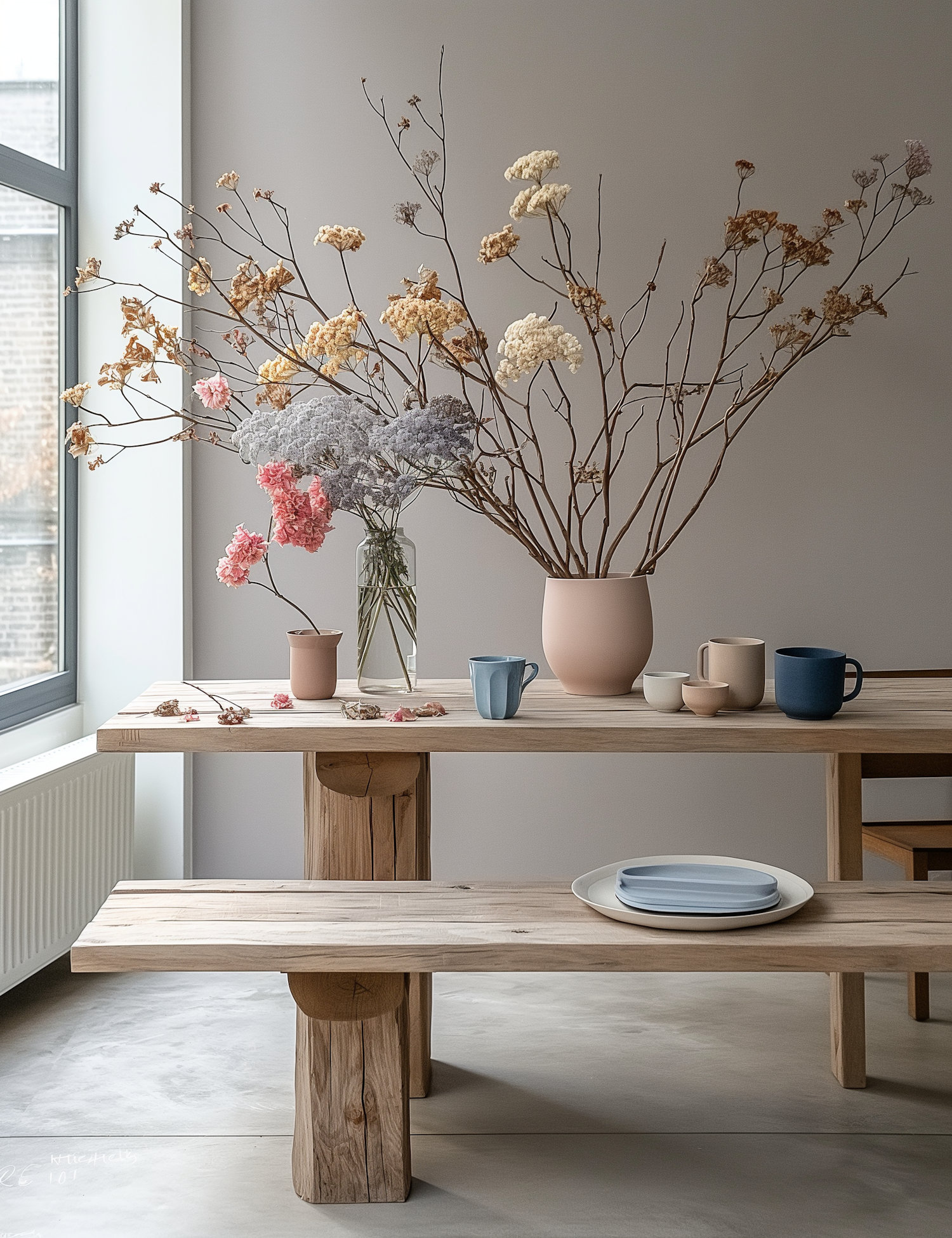 Serene Minimalist Dining Interior