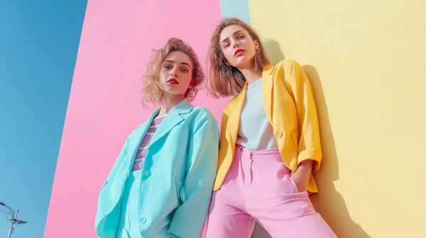 Vibrant Fashion Duo
