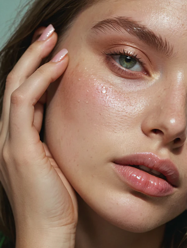 Close-Up of Woman's Face