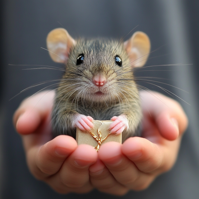 Mouse with Gift