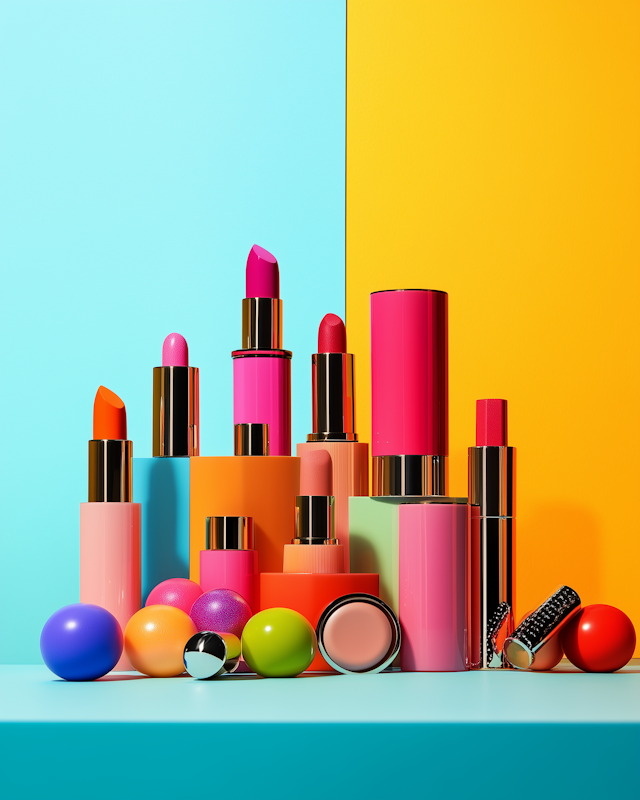 Vibrant Lipsticks and Cosmetics