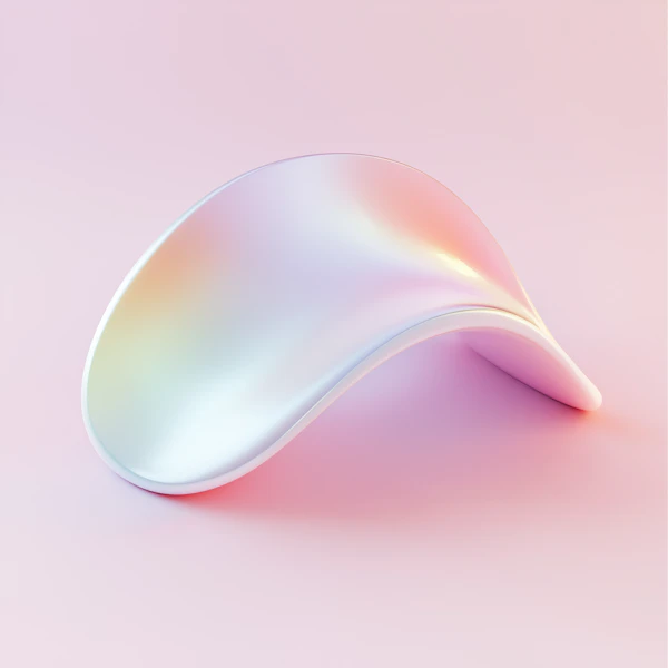 Abstract Iridescent Object