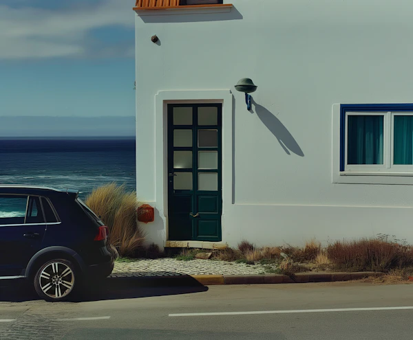 Coastal Building Scene