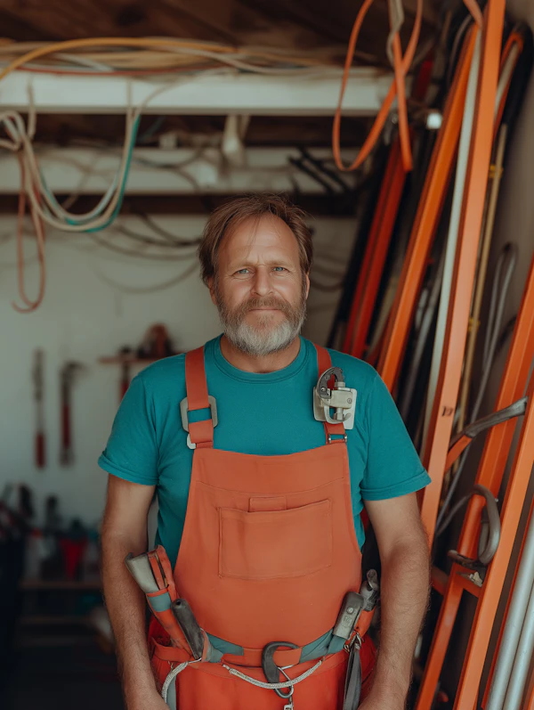 Man in Workshop