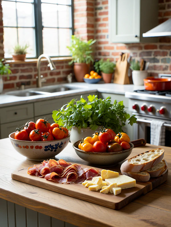Rustic Kitchen Scene