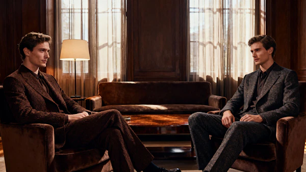 Elegant Conversation Scene