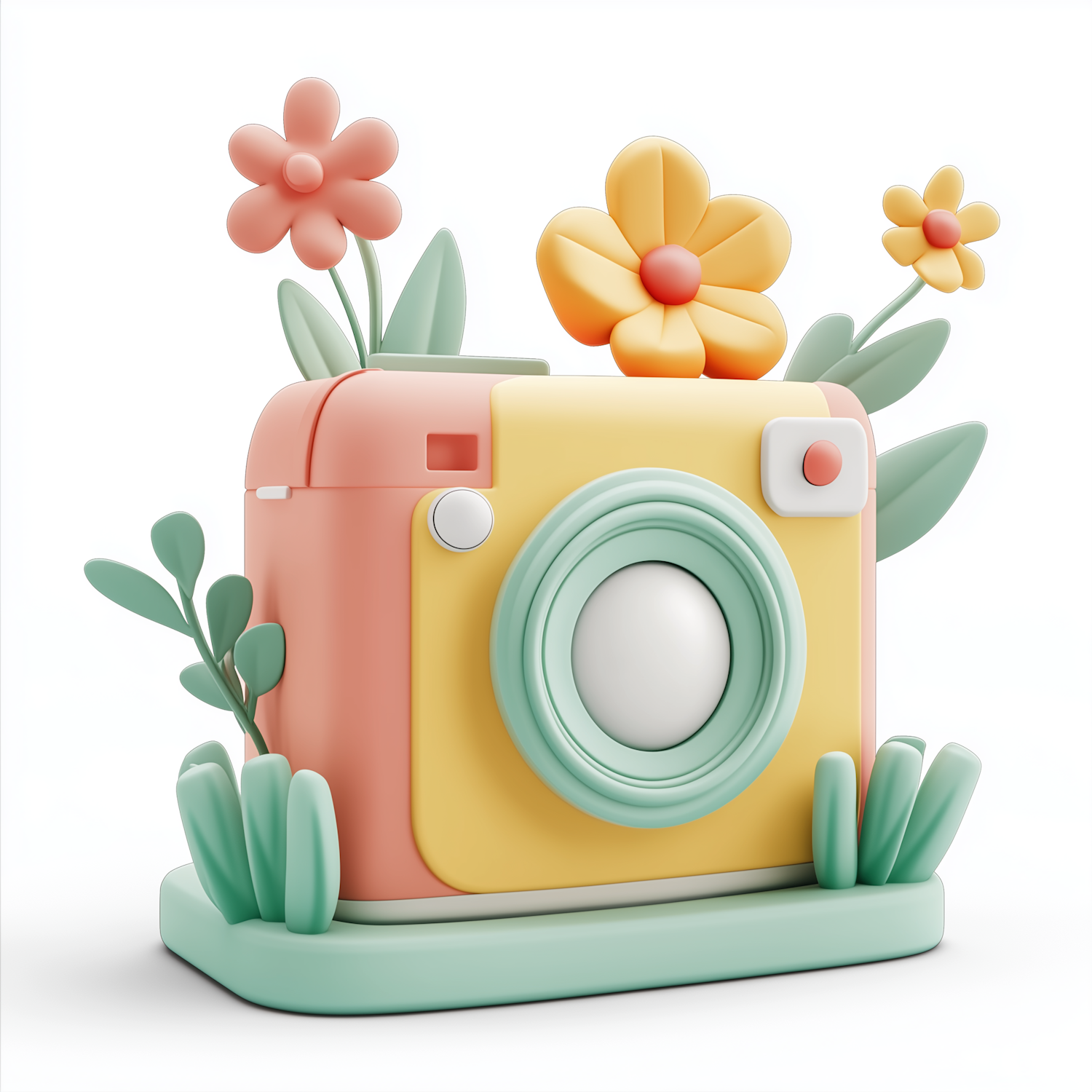 Whimsical Pastel Camera