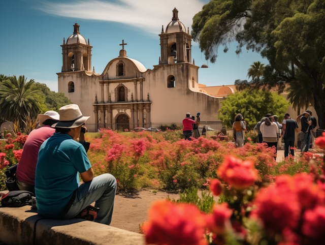 Serene Historical Exploration at Colonial Church