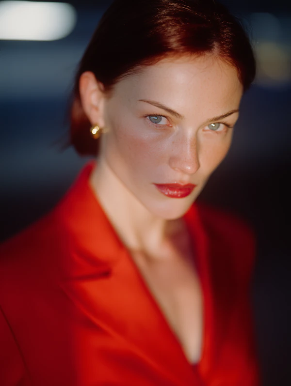Red-Haired Woman Portrait