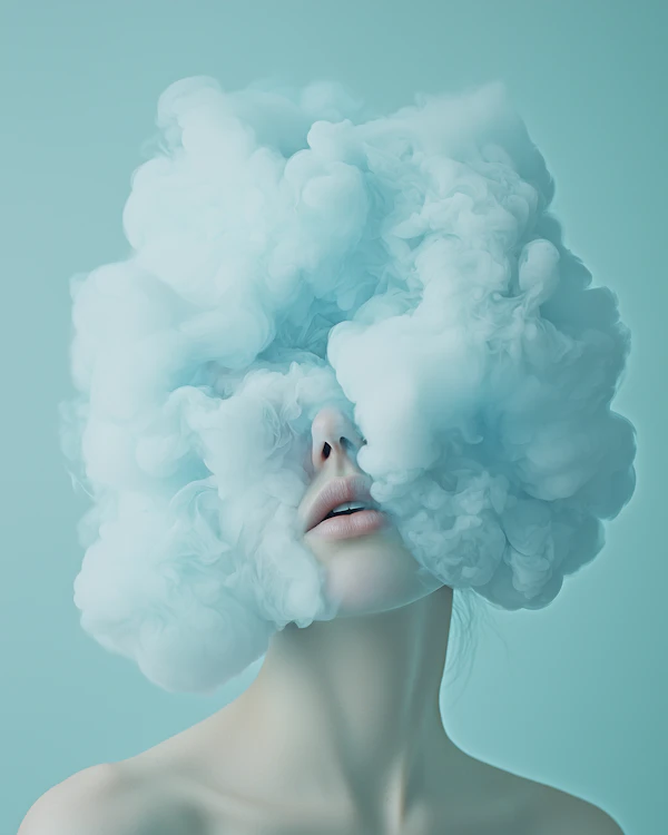 Ethereal Smoke Portrait