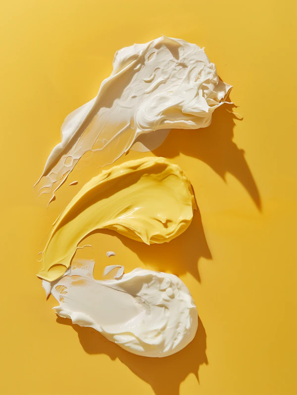 Artistic Creamy Strokes