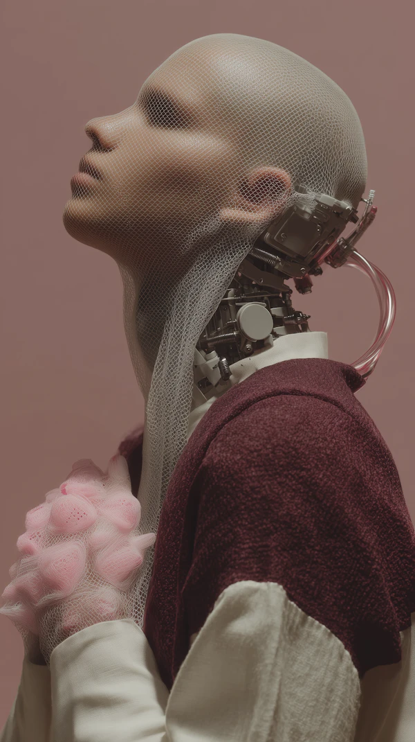 Futuristic Humanoid Portrait