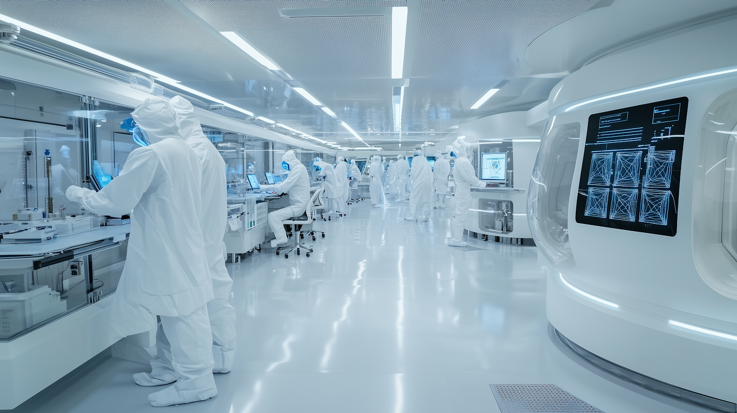 High-Tech Laboratory Environment