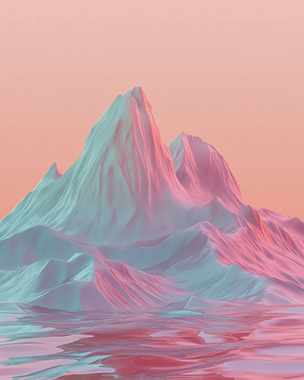 Surreal 3D Landscape