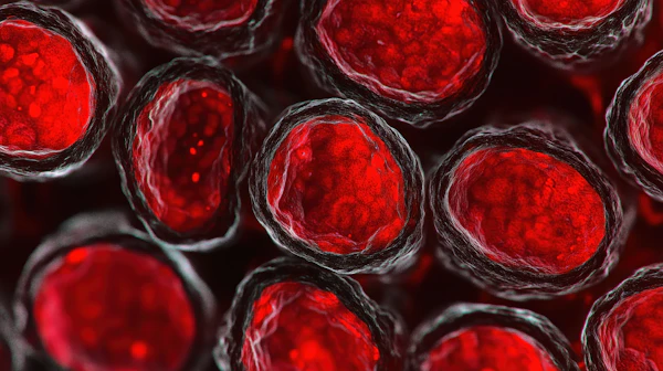 Microscopic Red Blood Cells