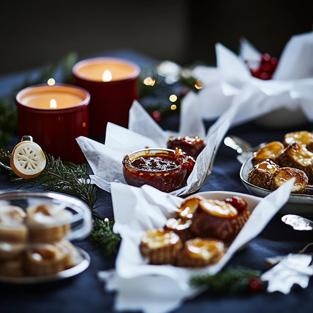 Festive Holiday Table Setting