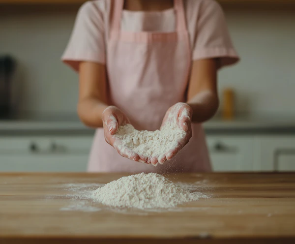 Culinary Preparation with Flour